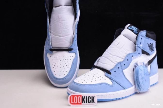 555088- JORDAN WHITE 840 Popular RETRO BLACK BLUE AIR UNIVERSITY HIGH 1 0526